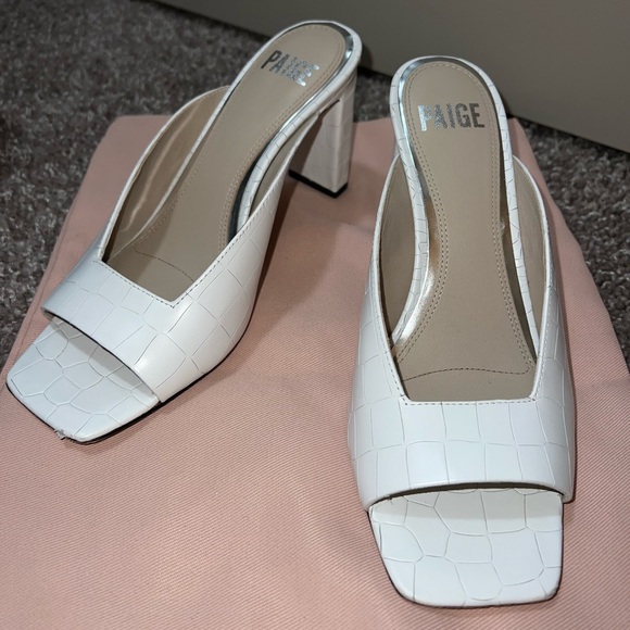 PAIGE – Lena Croc Embossed Sandal - Picture 2 of 6